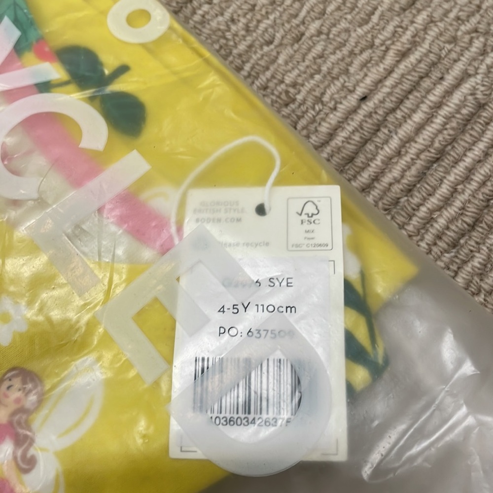 NWT Boden Short-Sleeved Fun Jersey Dress, 4-5Y - Picture 5 of 6